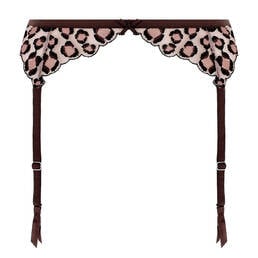 FLEUR DU MAL porte-jarretelles Leopard